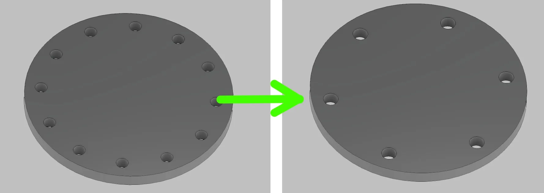 Cover pattern is updated to fewer larger holes