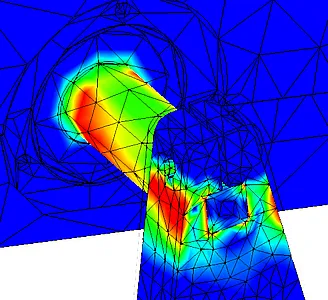 FEA simulation result